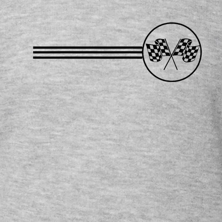 Checker Flag Dirt Track Racing Checkered Flag Racing Rally Toddler Sweatshirt