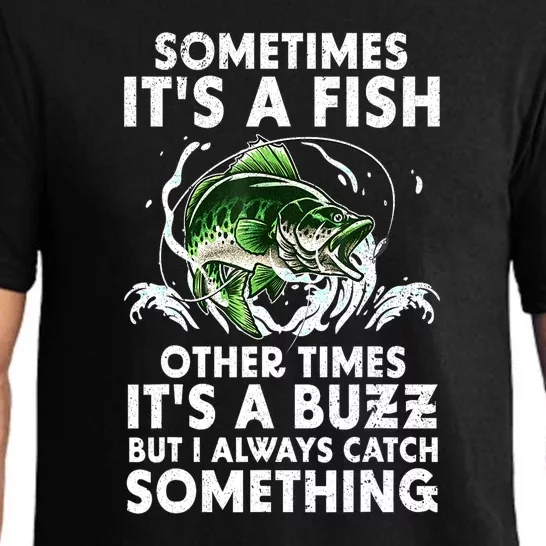 Cool Fishing Design For Fisher Fishing Rod Fish Fisherman Gift Pajama Set