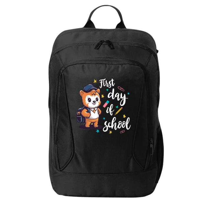 Colorful First Day Of School Learning City Backpack