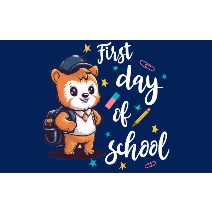 Colorful First Day Of School Learning Bumper Sticker