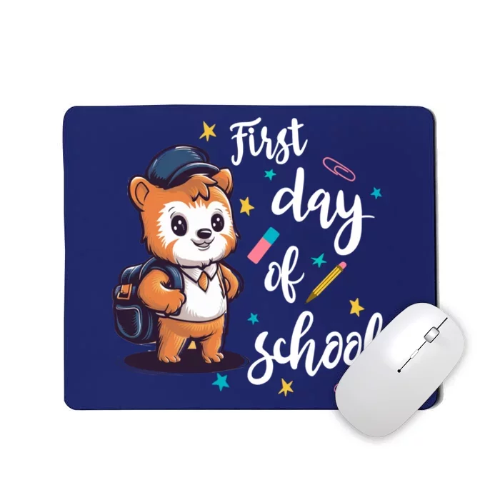 Colorful First Day Of School Learning Mousepad