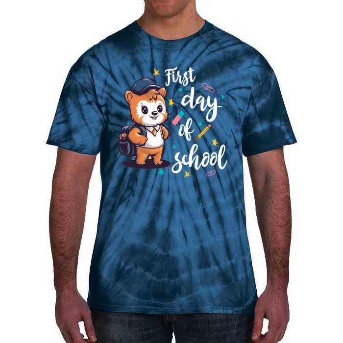 Colorful First Day Of School Learning Tie-Dye T-Shirt