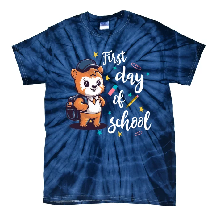 Colorful First Day Of School Learning Tie-Dye T-Shirt