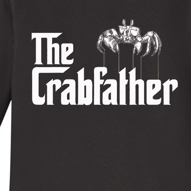 Crab Fishing Dad The Crabfather Baby Long Sleeve Bodysuit