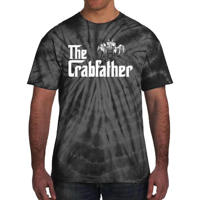 Crab Fishing Dad The Crabfather Tie-Dye T-Shirt