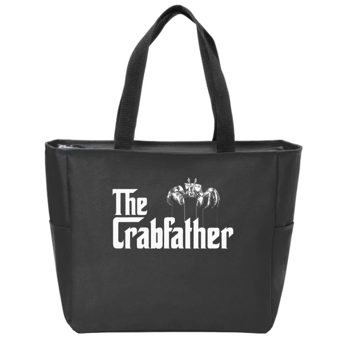 Crab Fishing Dad The Crabfather Zip Tote Bag