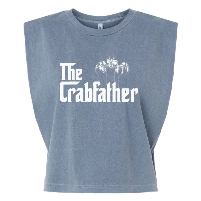 Crab Fishing Dad The Crabfather Garment-Dyed Women's Muscle Tee