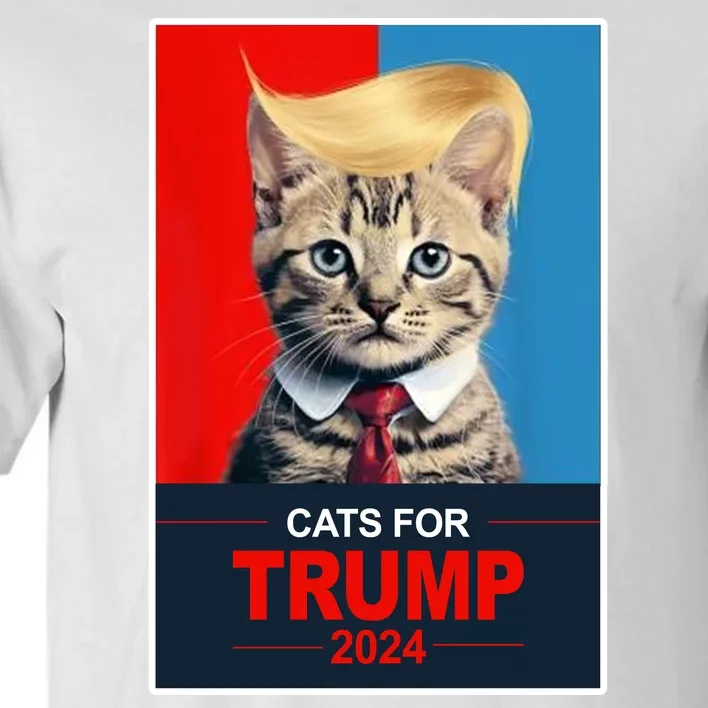 Cats For Donald Trump 2024 Election Tall T-Shirt