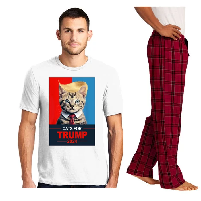 Cats For Donald Trump 2024 Election Pajama Set