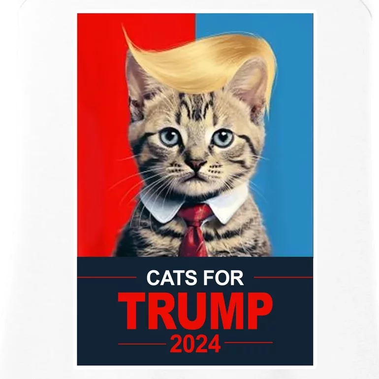 Cats For Donald Trump 2024 Election Ladies Essential Tank