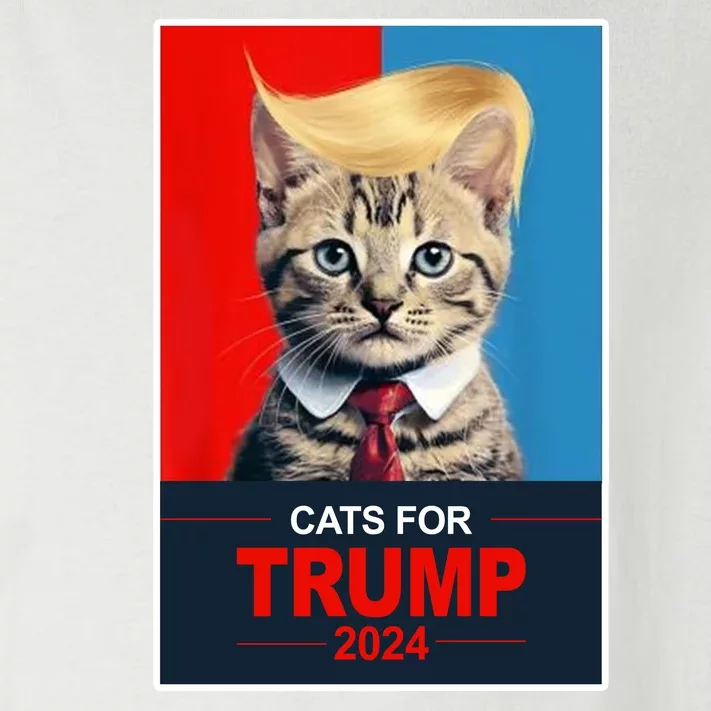 Cats For Donald Trump 2024 Election Toddler Long Sleeve Shirt