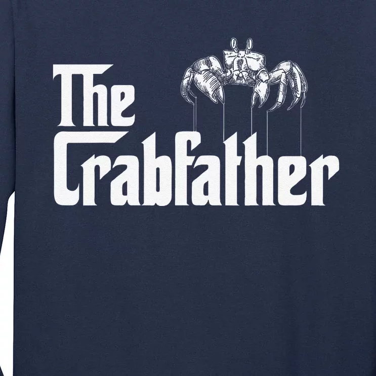 Crab Fishing Dad The Crabfather Tall Long Sleeve T-Shirt