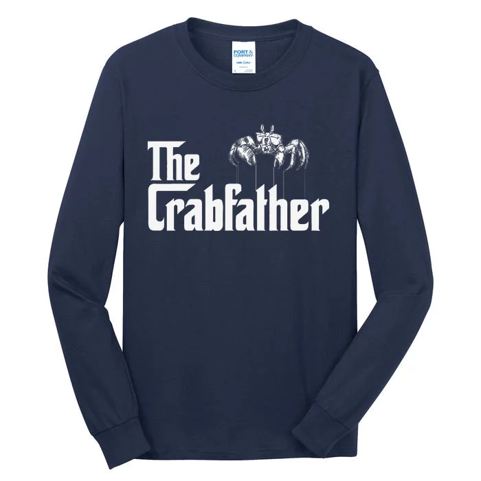 Crab Fishing Dad The Crabfather Tall Long Sleeve T-Shirt