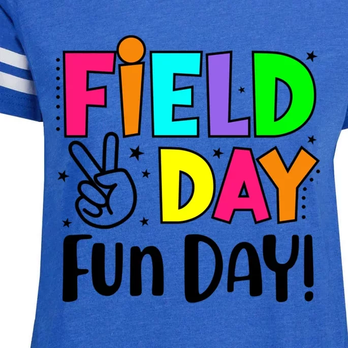 Cute Field Day Fun Day For Teacher Field Day 2024 Cool Gift Enza Ladies Jersey Football T-Shirt