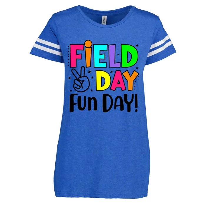 Cute Field Day Fun Day For Teacher Field Day 2024 Cool Gift Enza Ladies Jersey Football T-Shirt