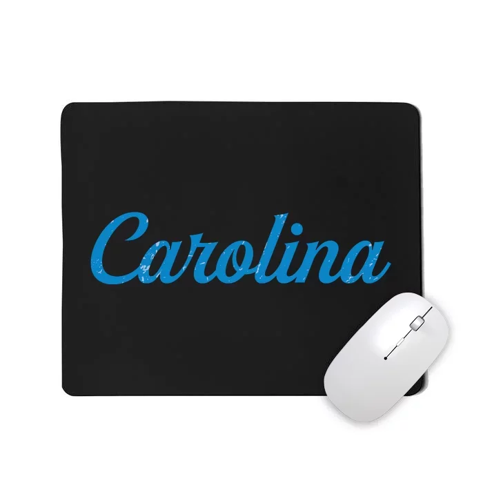 Carolina Football Distressed Mousepad