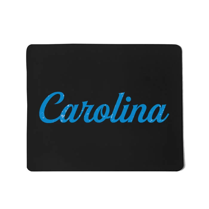 Carolina Football Distressed Mousepad