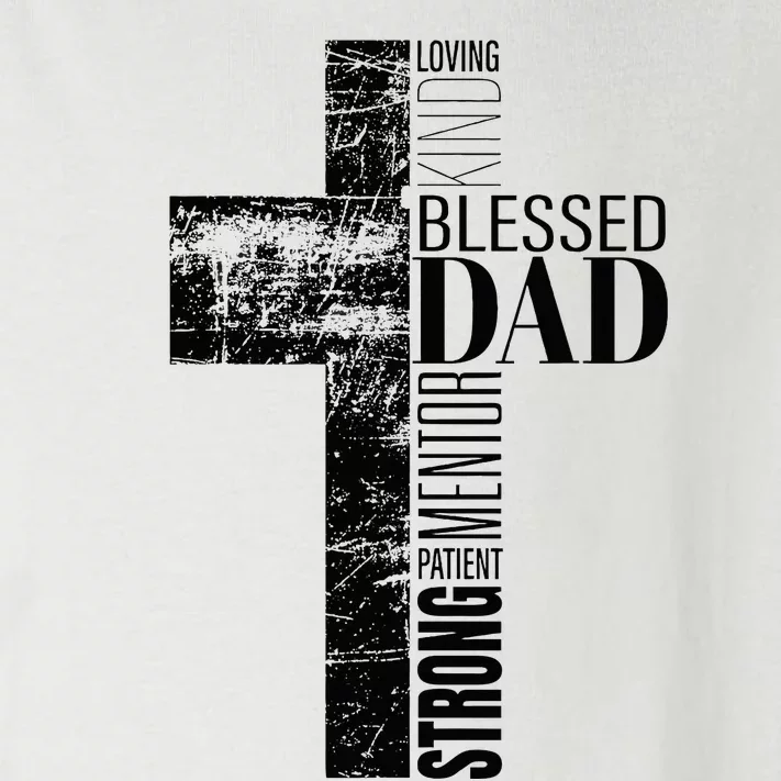 Christian Fathers Day Gifts Religious Blessed Dad Cross Toddler Long Sleeve Shirt