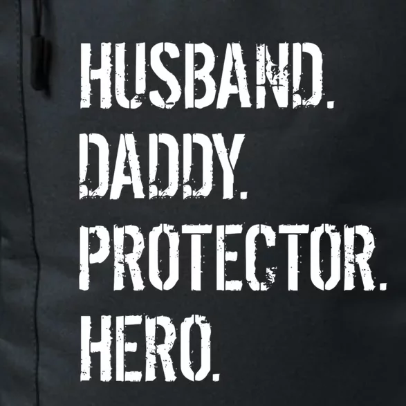 Cool Father Dad Husband Daddy Protector Hero Funny Gift Daily Commute Backpack