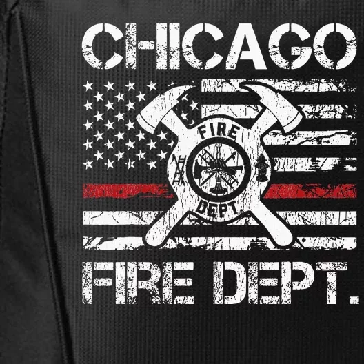 Custom Fire Department Thin Red Line Flag Personalize City Or State City Backpack