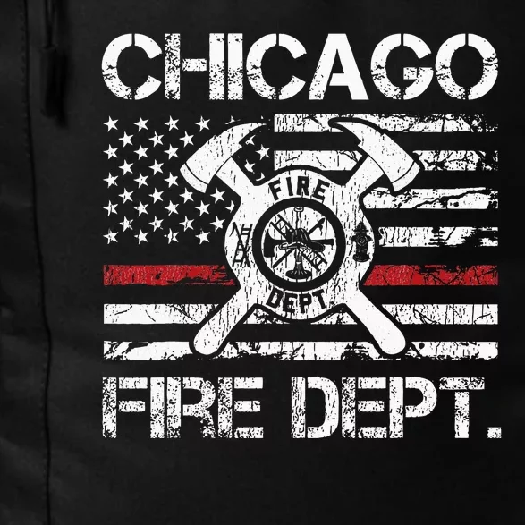 Custom Fire Department Thin Red Line Flag Personalize City Or State Daily Commute Backpack