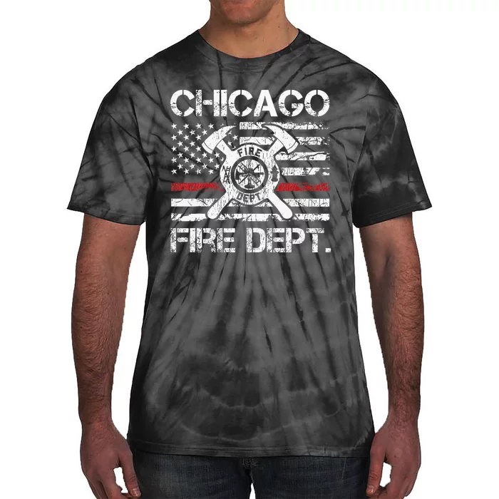 Custom Fire Department Thin Red Line Flag Personalize City Or State Tie-Dye T-Shirt