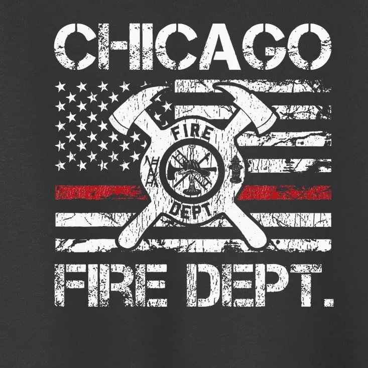 Custom Fire Department Thin Red Line Flag Personalize City Or State Toddler T-Shirt