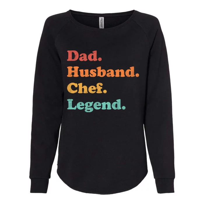 Chef For Dad Or Husband For Fathers Day Cool Gift Womens California Wash Sweatshirt