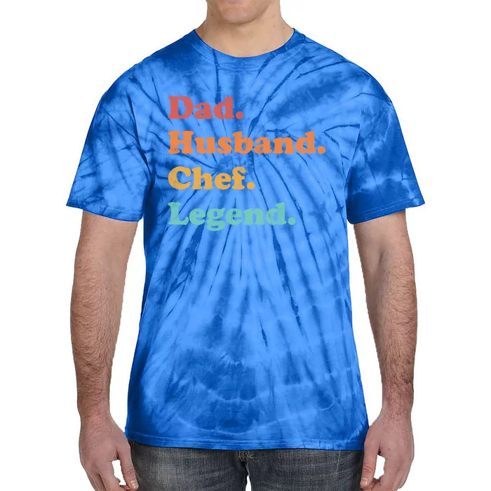 Chef For Dad Or Husband For Fathers Day Cool Gift Tie-Dye T-Shirt