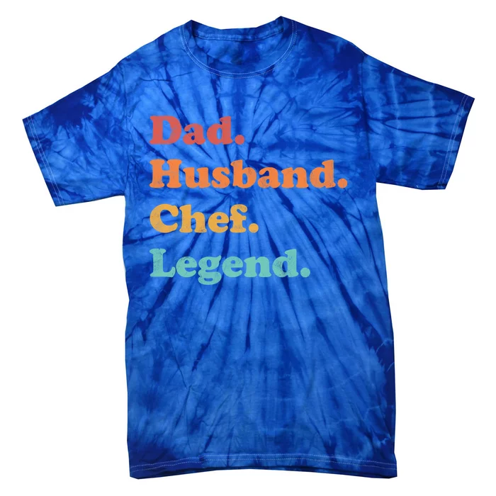 Chef For Dad Or Husband For Fathers Day Cool Gift Tie-Dye T-Shirt