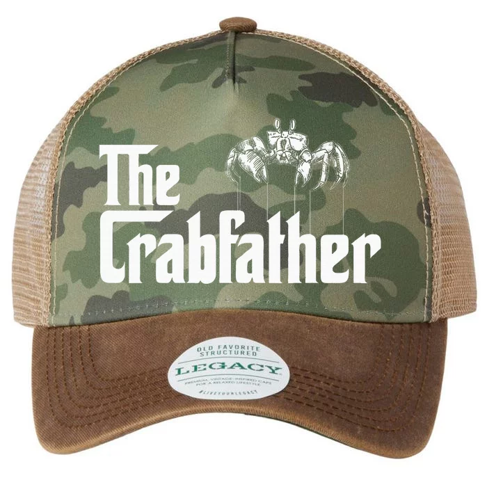 Crab Fishing Dad The Crabfather Legacy Tie Dye Trucker Hat