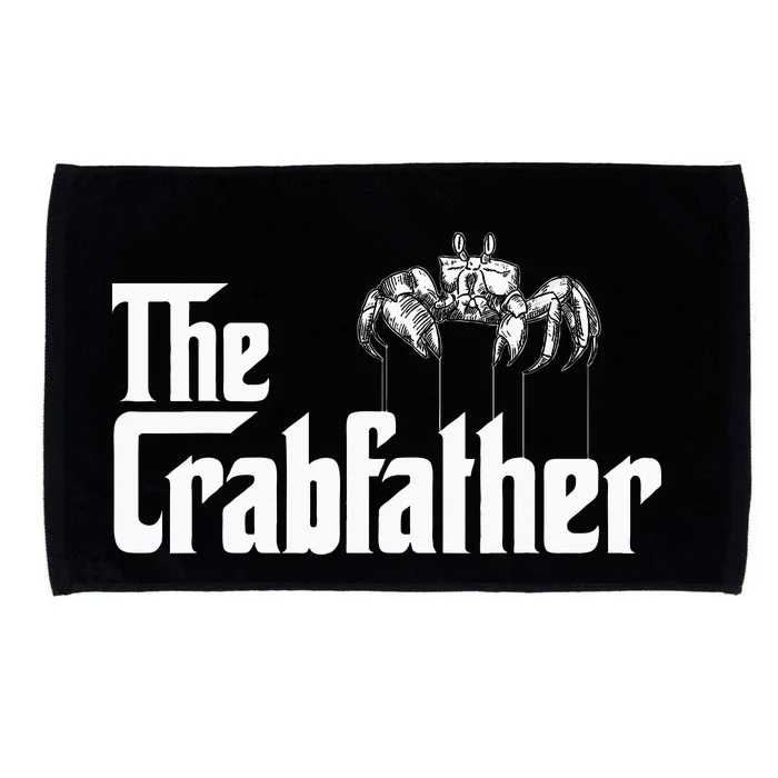 Crab Fishing Dad The Crabfather Microfiber Hand Towel