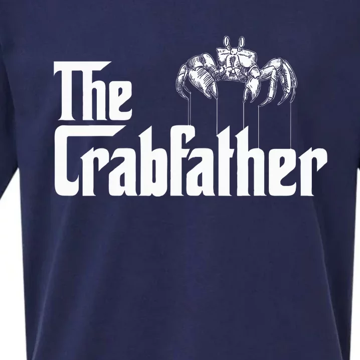 Crab Fishing Dad The Crabfather Sueded Cloud Jersey T-Shirt