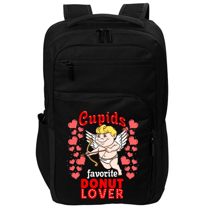 Cupids Favorite Donut Lover Valentines Day Gift Impact Tech Backpack