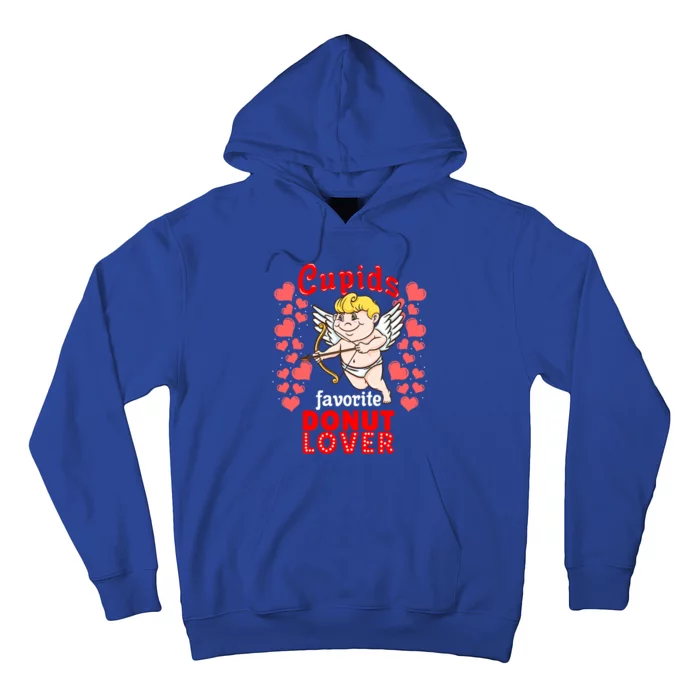 Cupids Favorite Donut Lover Valentines Day Gift Hoodie