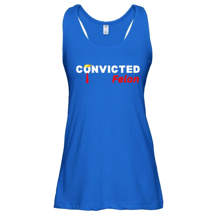 Convicted Felon Donald Trump Guilty Trump Mugshot Ladies Essential Flowy Tank