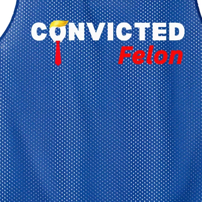 Convicted Felon Donald Trump Guilty Trump Mugshot Mesh Reversible Basketball Jersey Tank