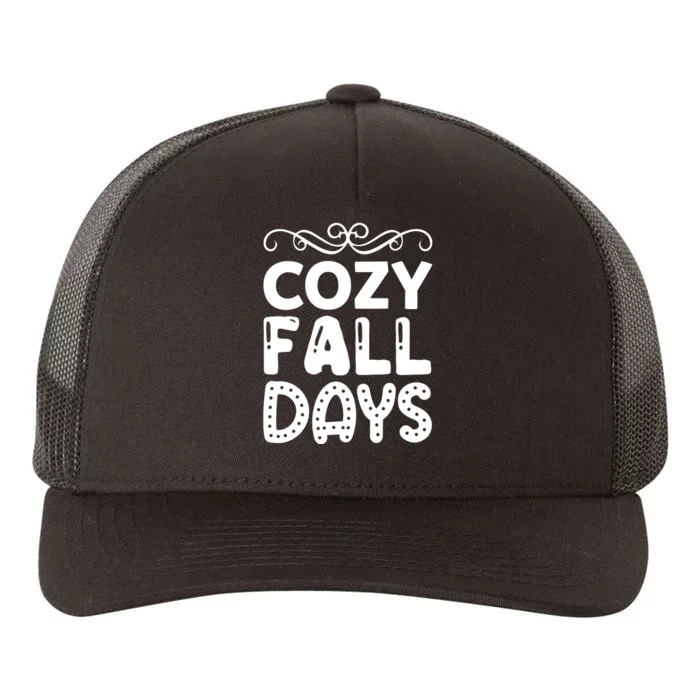 Cozy Fall Days Yupoong Adult 5-Panel Trucker Hat