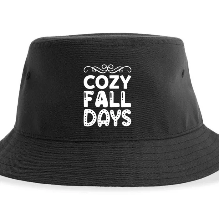 Cozy Fall Days Sustainable Bucket Hat