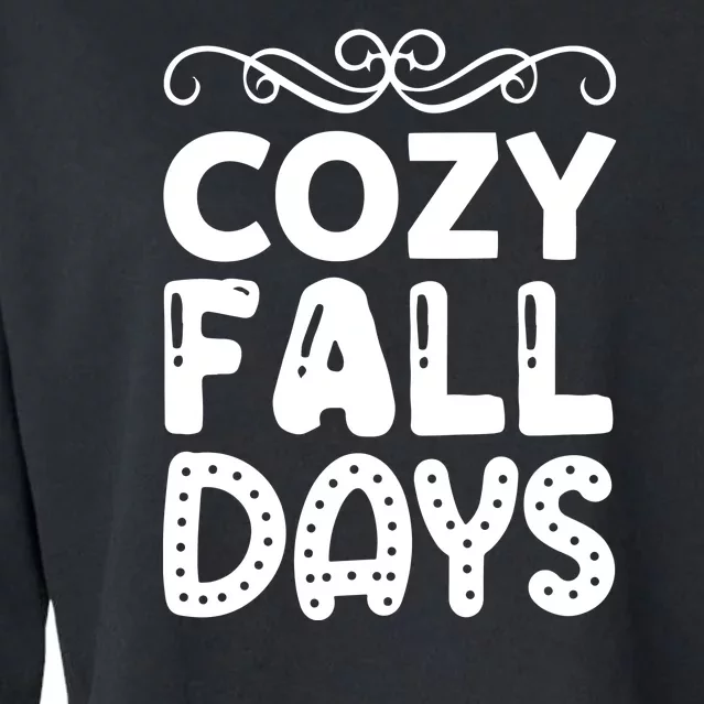 Cozy Fall Days Cropped Pullover Crew