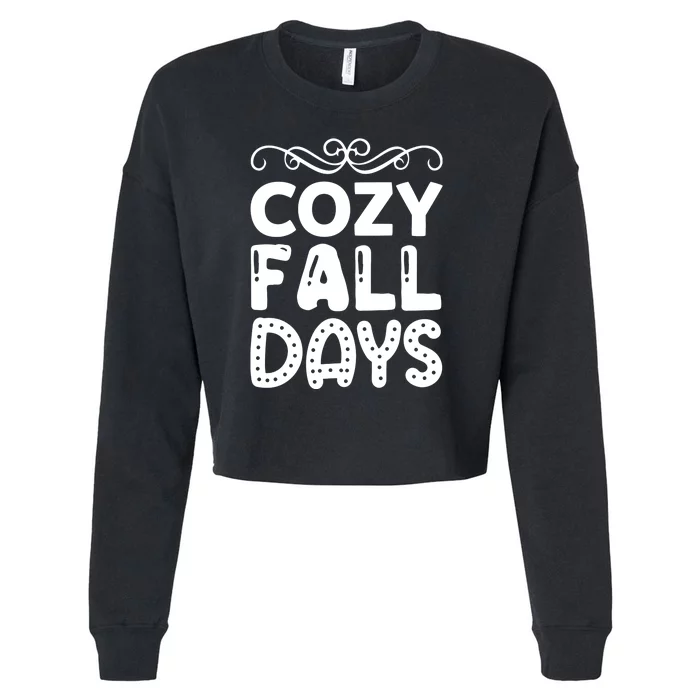 Cozy Fall Days Cropped Pullover Crew