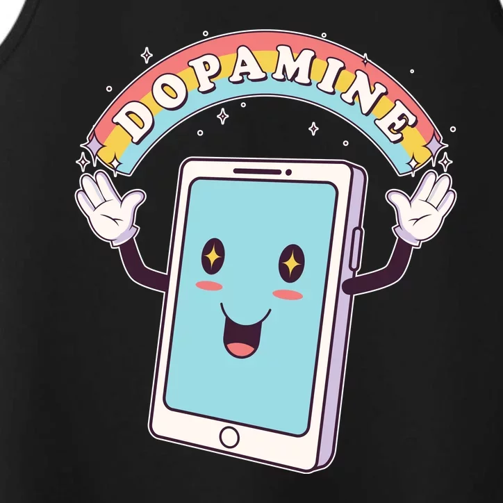 Cute Funny Dopamine Cellphone Performance Tank