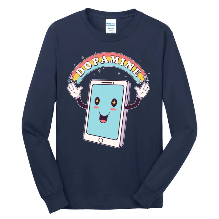 Cute Funny Dopamine Cellphone Tall Long Sleeve T-Shirt