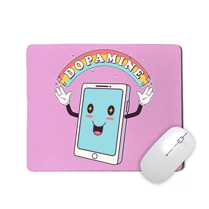 Cute Funny Dopamine Cellphone Mousepad