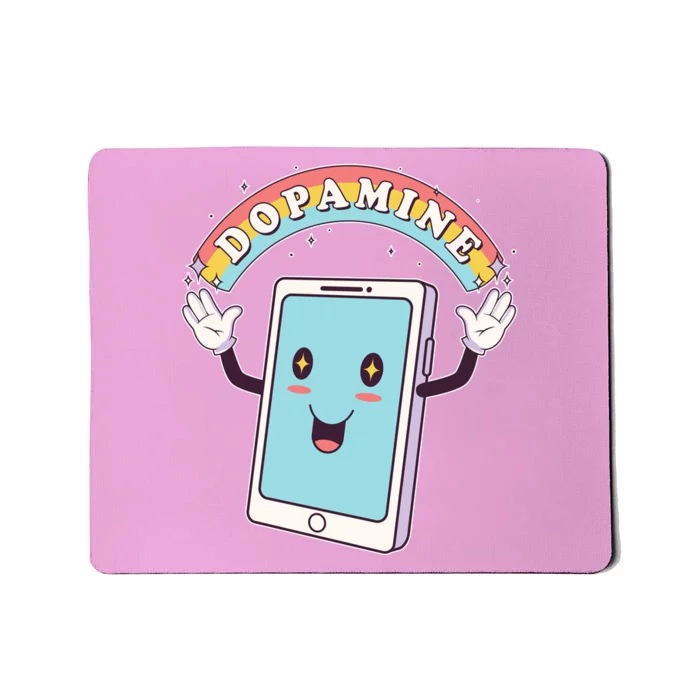 Cute Funny Dopamine Cellphone Mousepad