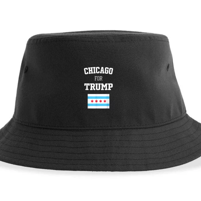 Chicago For Donald Trump SupporterS Design Sustainable Bucket Hat