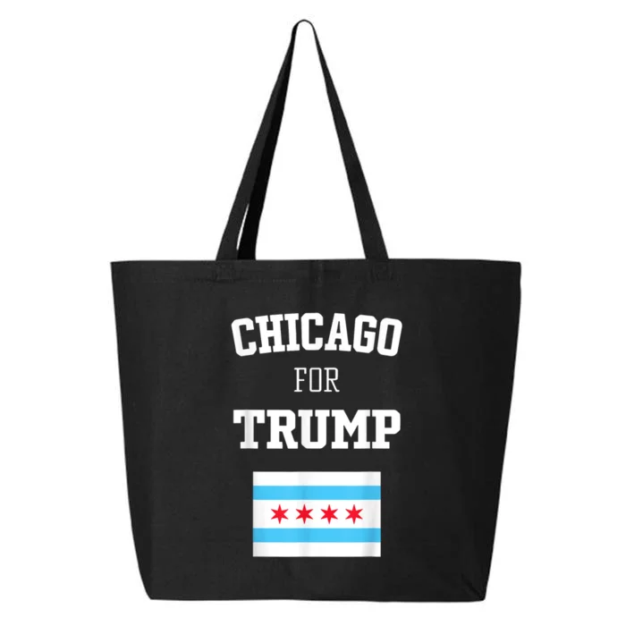 Chicago For Donald Trump SupporterS Design 25L Jumbo Tote