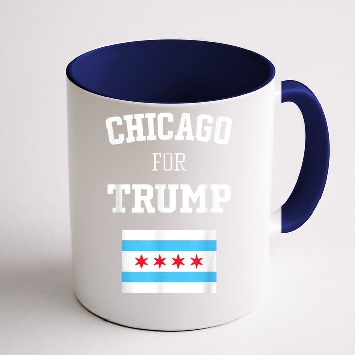 Chicago For Donald Trump SupporterS Design Front & Back Coffee Mug