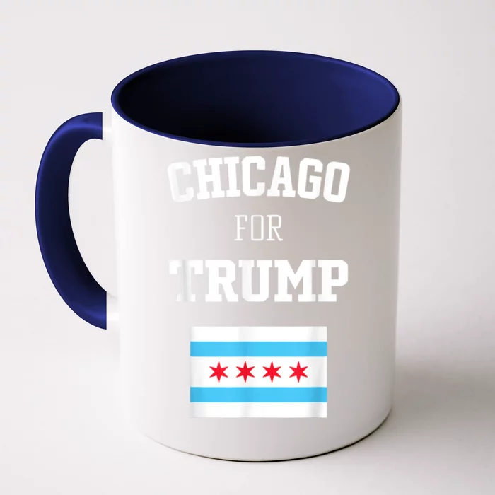 Chicago For Donald Trump SupporterS Design Front & Back Coffee Mug