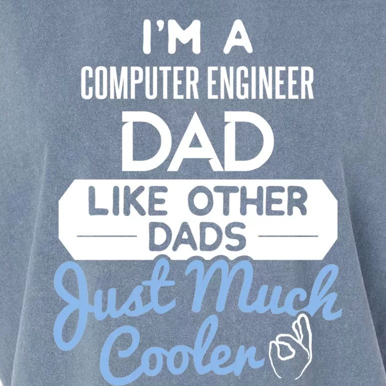 Cool Fathers Day Gift Computer Engineer Dad Gift Garment-Dyed Women's Muscle Tee